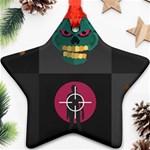 Halloween Zombie Hunter Ornament (Star)