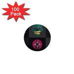 Halloween Zombie Hunter 1  Mini Button (100 pack) 