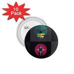 Halloween Zombie Hunter 1.75  Button (10 pack) 