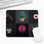 Halloween Zombie Hunter Large Mousepad