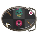 Halloween Zombie Hunter Belt Buckle