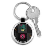 Halloween Zombie Hunter Key Chain (Round)