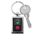 Halloween Zombie Hunter Key Chain (Rectangle)