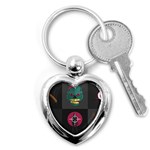 Halloween Zombie Hunter Key Chain (Heart)