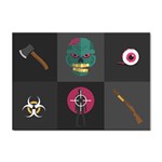 Halloween Zombie Hunter Sticker A4 (10 pack)