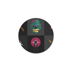 Halloween Zombie Hunter Golf Ball Marker