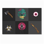 Halloween Zombie Hunter Postcards 5  x 7  (Pkg of 10)