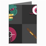 Halloween Zombie Hunter Greeting Card