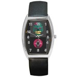 Halloween Zombie Hunter Barrel Style Metal Watch