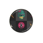 Halloween Zombie Hunter Hat Clip Ball Marker