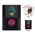 Halloween Zombie Hunter Playing Cards Single Design