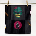 Halloween Zombie Hunter Face Towel