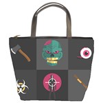 Halloween Zombie Hunter Bucket Bag