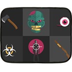 Halloween Zombie Hunter Fleece Blanket (Mini)