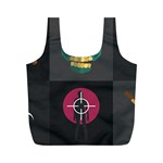 Halloween Zombie Hunter Full Print Recycle Bag (M)