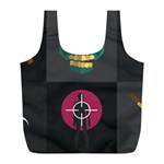 Halloween Zombie Hunter Full Print Recycle Bag (L)