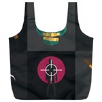 Halloween Zombie Hunter Full Print Recycle Bag (XL)