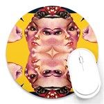 Rosie The Riveter Round Mousepad