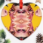 Rosie The Riveter Ornament (Heart)