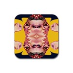 Rosie The Riveter Rubber Coaster (Square)