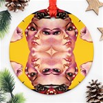 Rosie The Riveter Round Ornament (Two Sides)