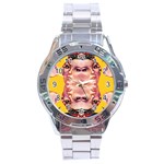 Rosie The Riveter Stainless Steel Analogue Watch