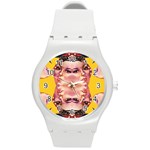 Rosie The Riveter Round Plastic Sport Watch (M)