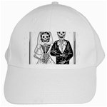 Day Of The Dead Wedding White Cap