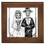 Day Of The Dead Wedding Framed Tile