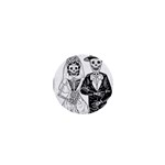 Day Of The Dead Wedding 1  Mini Button