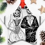 Day Of The Dead Wedding Ornament (Star)