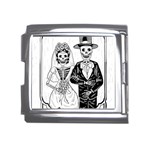 Day Of The Dead Wedding Mega Link Italian Charm (18mm)