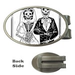 Day Of The Dead Wedding Money Clip (Oval)