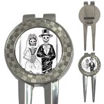 Day Of The Dead Wedding 3-in-1 Golf Divot