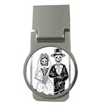 Day Of The Dead Wedding Money Clip (Round)