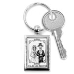 Day Of The Dead Wedding Key Chain (Rectangle)