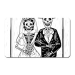 Day Of The Dead Wedding Magnet (Rectangular)