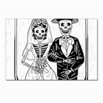 Day Of The Dead Wedding Postcard 4  x 6 