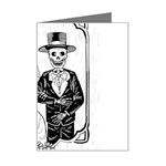 Day Of The Dead Wedding Mini Greeting Card