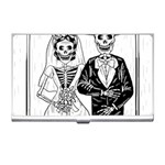 Day Of The Dead Wedding Business Card Holder