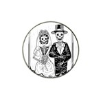 Day Of The Dead Wedding Hat Clip Ball Marker