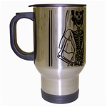 Day Of The Dead Wedding Travel Mug (Silver Gray)