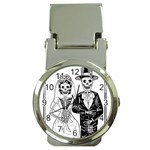 Day Of The Dead Wedding Money Clip Watch