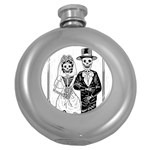 Day Of The Dead Wedding Hip Flask (5 oz)