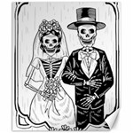 Day Of The Dead Wedding Canvas 8  x 10 