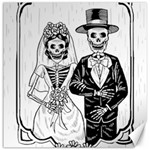 Day Of The Dead Wedding Canvas 12  x 12 