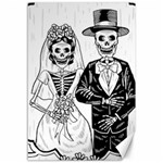 Day Of The Dead Wedding Canvas 12  x 18 