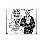 Day Of The Dead Wedding Plate Mat