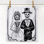 Day Of The Dead Wedding Face Towel