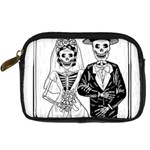 Day Of The Dead Wedding Digital Camera Leather Case